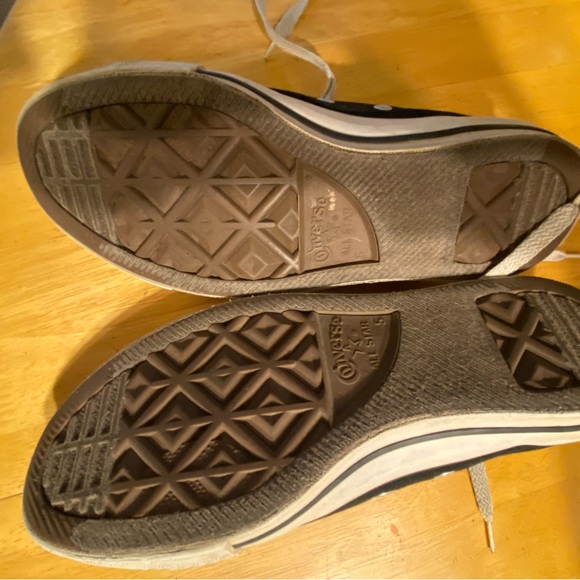 Converse All Star Black Canvas Low Cut Sneakers Size 6 Men’s Women’s 8 - Picture 4 of 4